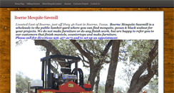 Desktop Screenshot of boernemesquitesawmill.com